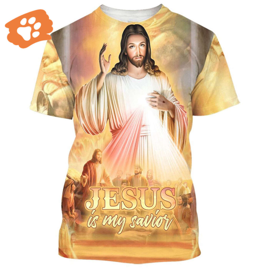 Christian Gift: Christ Jesus Savior 3D T-Shirt – Jesus Shirt for Christians Christian Gift: Christ Jesus Savior 3D T-Shirt – Jesus Shirt for Christians