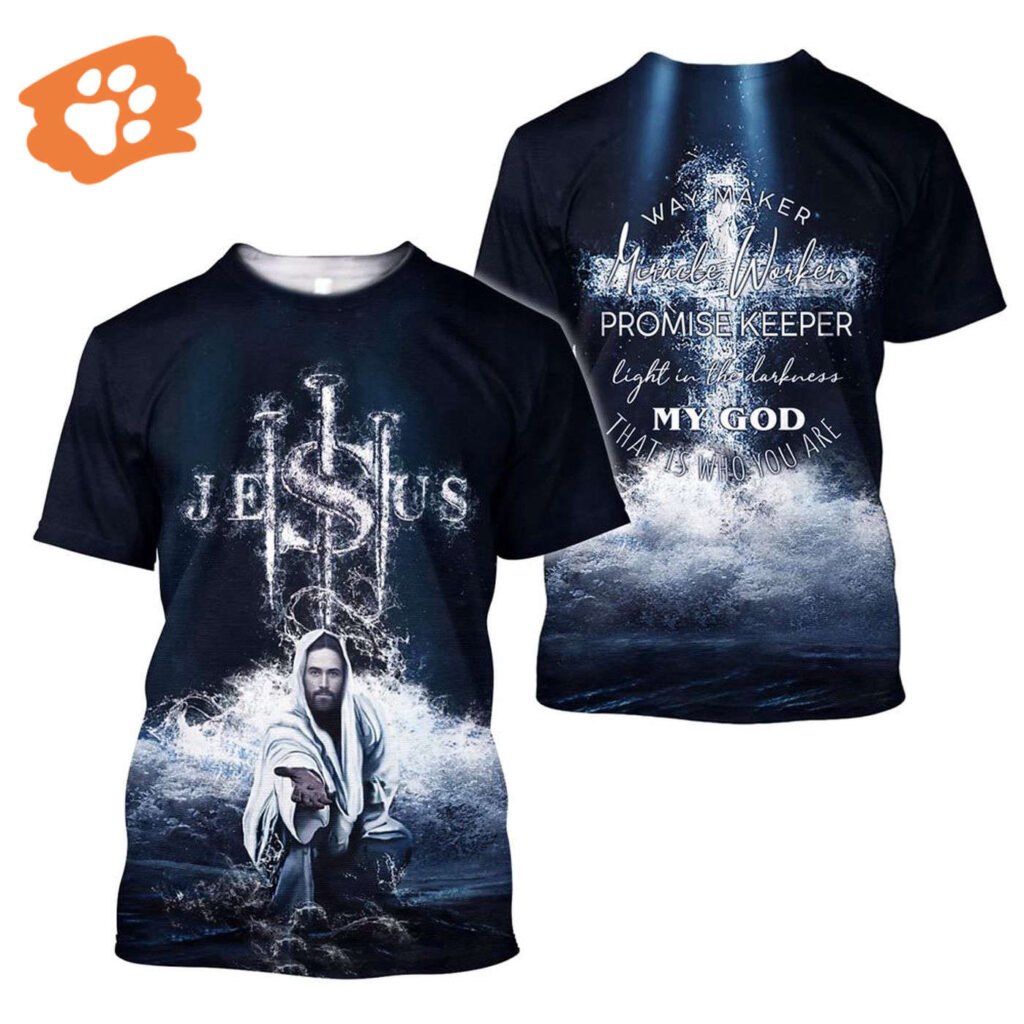 Christian Jesus All Over Print 3D T-Shirt – Unique Gift for Christians Christian Jesus All Over Print 3D T-Shirt – Unique Gift for Christians