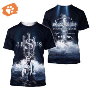 Christian Jesus All Over Print 3D T-Shirt - Unique Gift for Christians