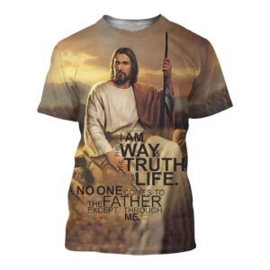 Christian Apparel I Am The Way The Truth And The Life Jesus Christ T-shirt Jesus Hoodie 2025 1
