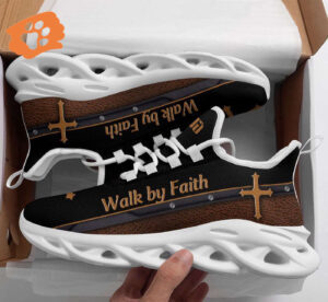 Black Jesus Walk By Faith Christ Sneakers: Best Christian Running Shoes for Men and Women