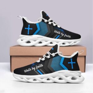 Blue Jesus Walk By Faith Running Shoes: Best Christian Fashion Shoes for Men and Women 1