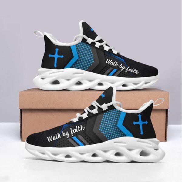 Blue Jesus Walk By Faith Running Shoes: Best Christian Fashion Shoes for Men and Women