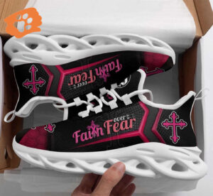 Christian Breast Cancer Running Shoes for Men and Women - Jesus Fashion Sneakers
