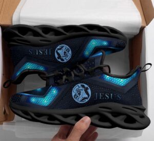 Jesus Black Christ Sneakers: Best Running Shoes for Men and Women - Jesus Fashion Shoes 1