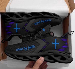 Jesus Black Running Shoes: Christian Best Max Soul Fashion Shoes for Men and Women 1