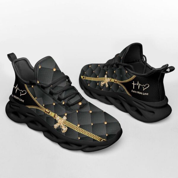 Christian Running Shoes: Jesus Faith Hope Love Sneakers for Men and Women