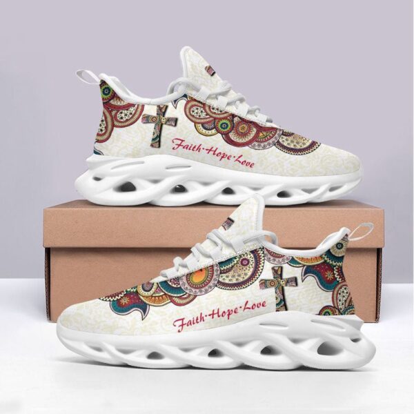 Faith-Inspired Christian White Running Sneakers for Men and Women – Jesus Fashion Shoes