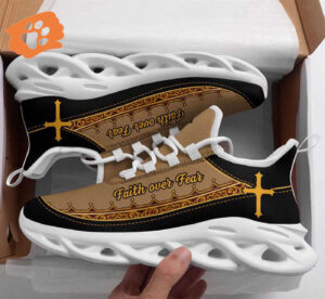 Jesus Faith Over Fear Running Sneakers: Best Christian Shoes for Men and Women