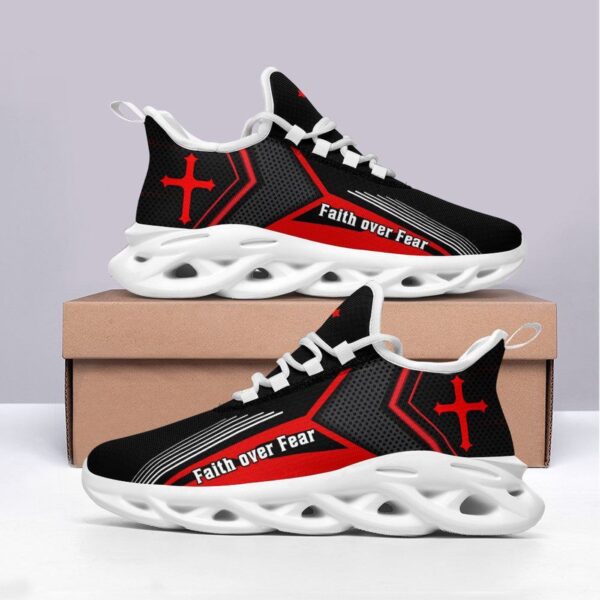 Red Jesus Faith Running Sneakers – Best Christian Shoes for Men and Women