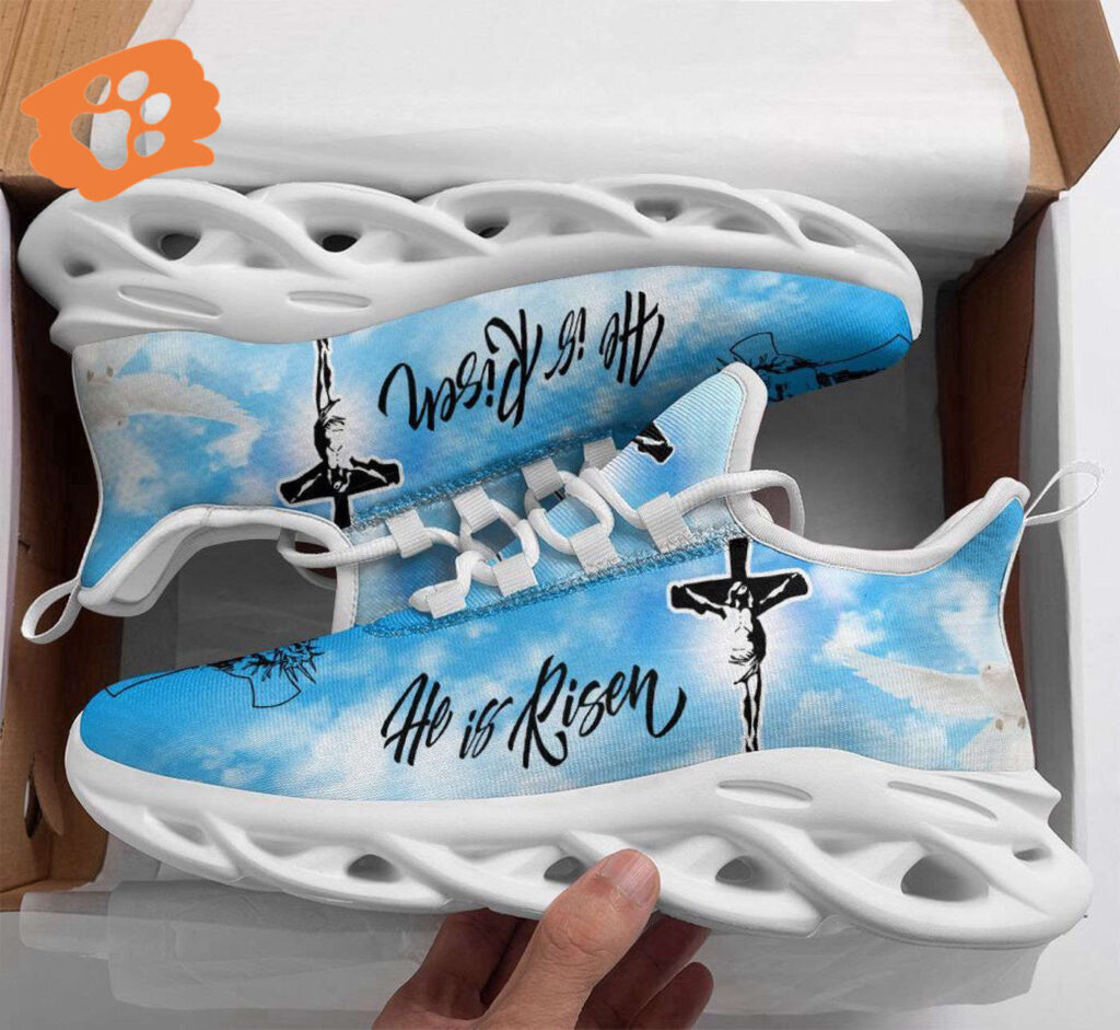 Jesus He Is Risen Running Sneakers – Christian Best Shoes for Men and Women Jesus He Is Risen Running Sneakers – Christian Best Shoes for Men and Women