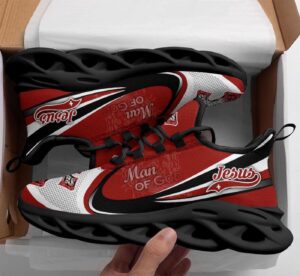Jesus Men Of God Running Sneakers - Christian Best Max Soul Shoes for Men and Women - Jesus Fashion Shoes 1
