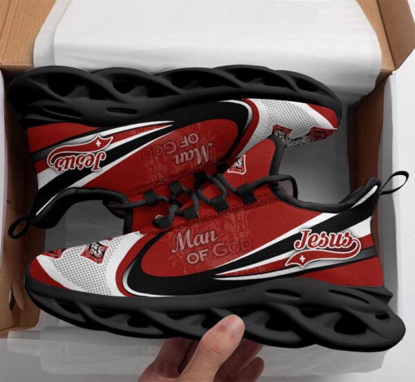 Jesus Men Of God Running Sneakers – Christian Best Max Soul Shoes for Men and Women – Jesus Fashion Shoes