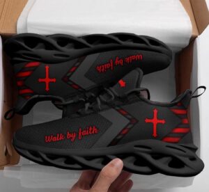 Jesus Red Black Christ Sneakers: Best Christian Running Shoes for Men and Women 1