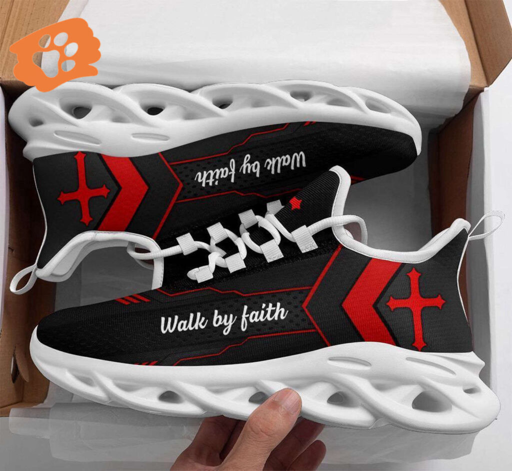 Jesus Red Walk By Faith Sneakers: Best Christian Running Shoes for Men & Women – Max Soul Fashion Jesus Red Walk By Faith Sneakers: Best Christian Running Shoes for Men & Women – Max Soul Fashion