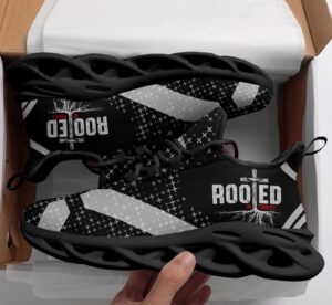 Jesus Rooted in Christ Running Sneakers - Best Christian Fashion Shoes for Men and Women 1