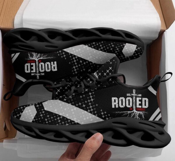Jesus Rooted in Christ Running Sneakers – Best Christian Fashion Shoes for Men and Women