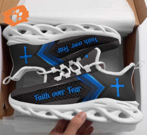Christian Blue Christ Sneakers: Best Running Shoes for Men and Women - Jesus Fashion Shoes