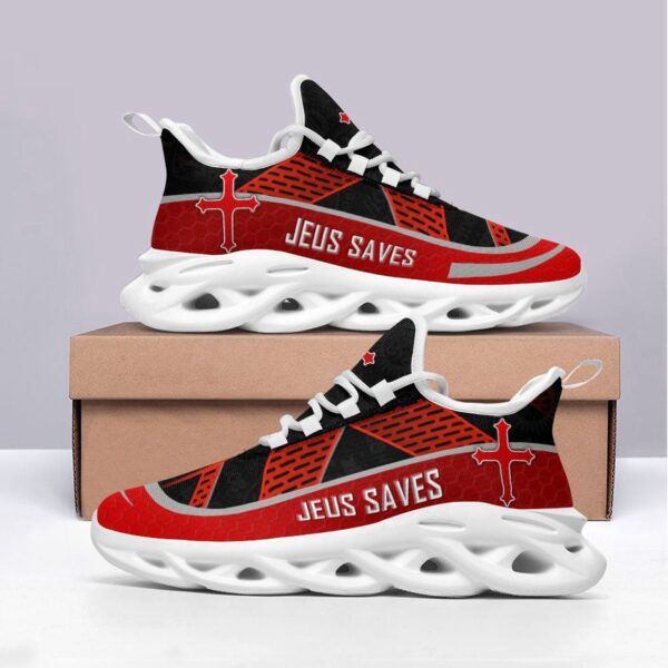 Jesus Fashion Best Running Shoes: Black Red Max Soul Sneakers for Men and Women
