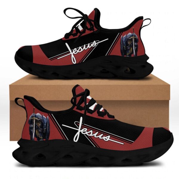 Red Max Soul Christian Running Shoes for Men and Women – Jesus Fashion Sneakers