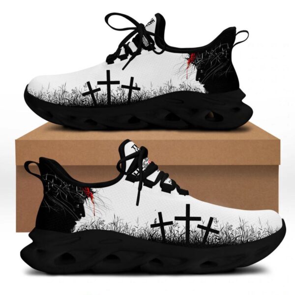 Christian Max Soul Running Sneakers: White Jesus Fashion Shoes for Men and Women