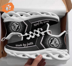 Christian Jesus Fashion Running Shoes for Men and Women - Walk By Faith with Max Soul Sneakers