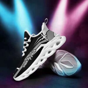 Jesus Walk By Faith Running Sneakers - Christian Best Black and White Shoes for Men and Women 1
