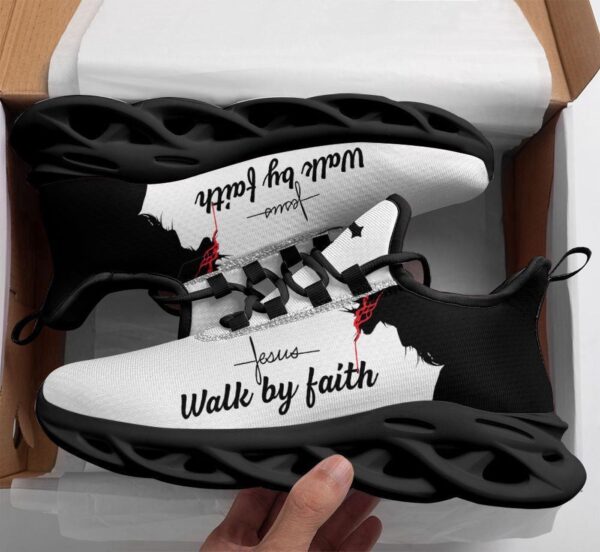 Jesus Walk By Faith Running Sneakers: Christian Best Shoes for Men and Women