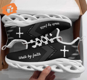 Jesus White Black Running Christ Sneakers: Best Christian Fashion Shoes for Men and Women
