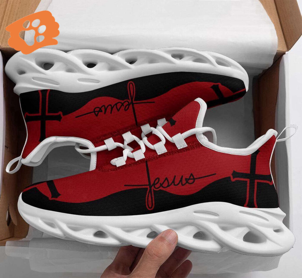 Red Jesus Christ Running Shoes Max Soul Sneakers for Men & Women Christian Fashion Footwear Red Jesus Christ Running Shoes Max Soul Sneakers for Men & Women Christian Fashion Footwear