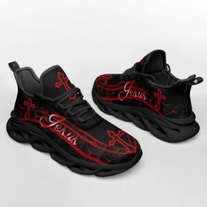 Red Jesus Running Sneakers: Christian Best Shoes for Men and Women 3