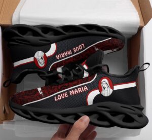 Christian Running Shoes: Virgin Mary Sneakers for Men & Women Jesus Fashion Footwear 1