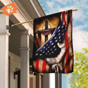 Religious Christian Cross Jesus Flag - Symbolic Spiritual Decor