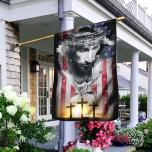 Christian Garden Flags - Jesus Savior Cross & Faith Flags for Your Home