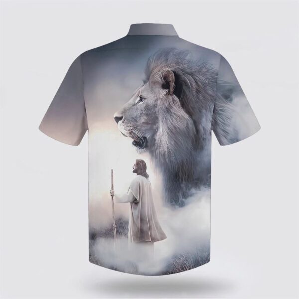 Christian Jesus Lion Hawaiian Shirt – Unique Christian Aloha Shirt