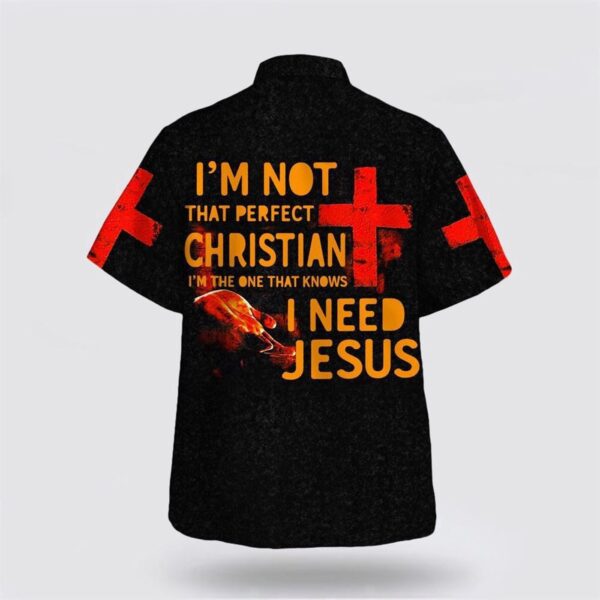 Christian Aloha Shirt: Embrace Imperfection and Faith with this Unique Hawaiian Shirt