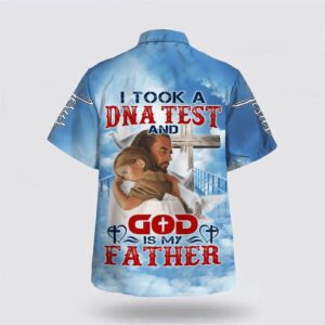 Christian Hawaiian Shirt: God is My Father Jesus and Baby Aloha Shirt 1