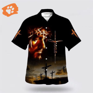 Christian Hawaiian Shirt - Jesus Crown of Thorns Aloha Shirt
