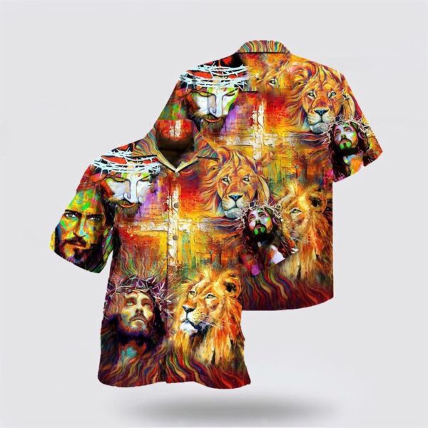 Christian Hawaiian Shirt – Jesus Is My King Aloha Shirt