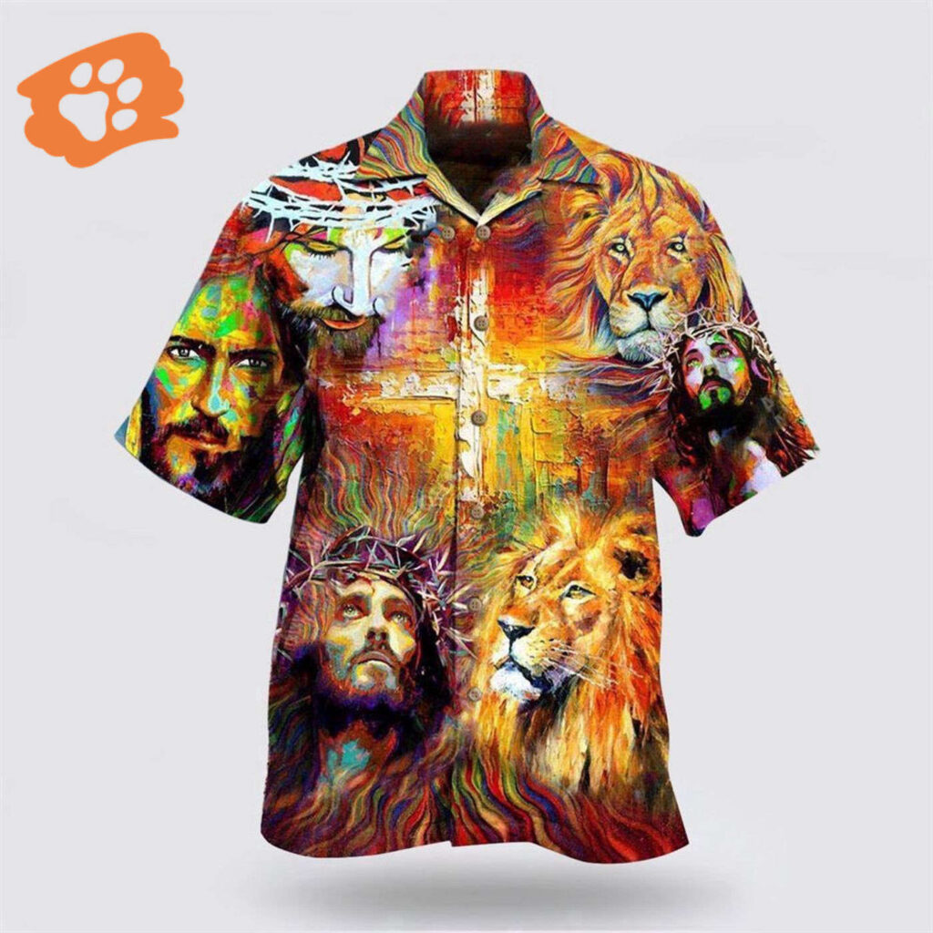 Christian Hawaiian Shirt – Jesus Is My King Aloha Shirt Christian Hawaiian Shirt – Jesus Is My King Aloha Shirt