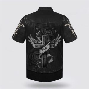 He Is Risen: Christian Hawaiian Shirt with Jesus Leaving The Tomb - Aloha Style 1