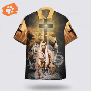 Christian Hawaiian Jesus Lion Aloha Shirt - Unique and Stylish Designs