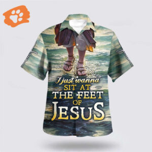 Jesus Walks on Water Hawaiian Shirt - Christian Aloha Shirt