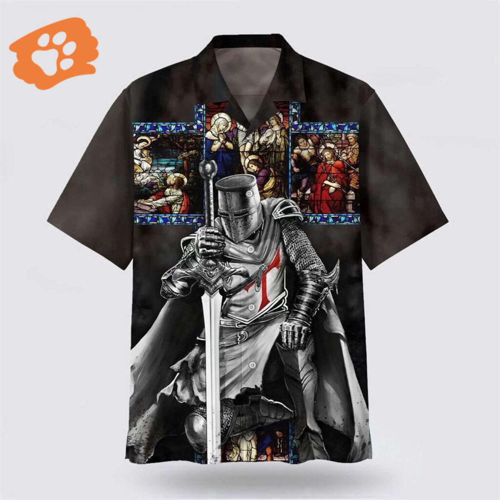 Warrior Jesus Christian Hawaiian Shirt – Aloha Style for Men & Women Warrior Jesus Christian Hawaiian Shirt – Aloha Style for Men & Women