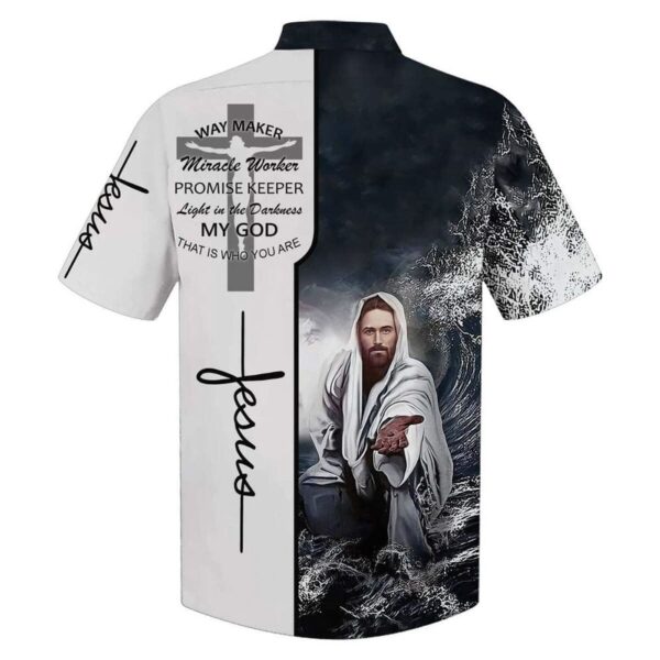 Christian Jesus Religious Hawaiian Shirt – Unique Way Maker Miracle Worker Gift