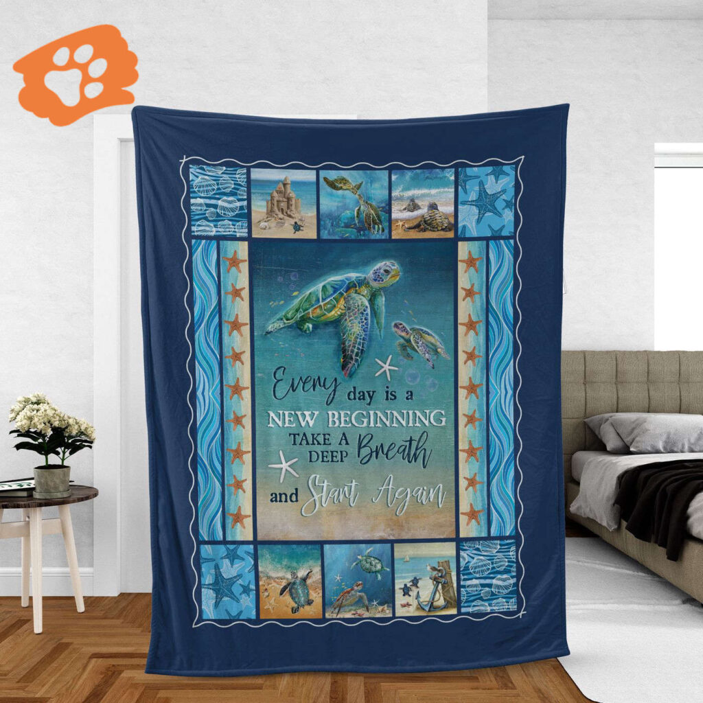Jesus Faith Throw Blanket Inspirational Sea Turtles Gift – Under The Ocean New Beginning Design Jesus Faith Throw Blanket Inspirational Sea Turtles Gift – Under The Ocean New Beginning Design