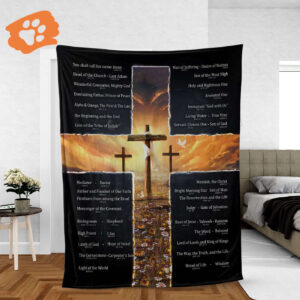 Christian Jesus Inspirational Blanket - Daisy Flower Bible Scripture Gift