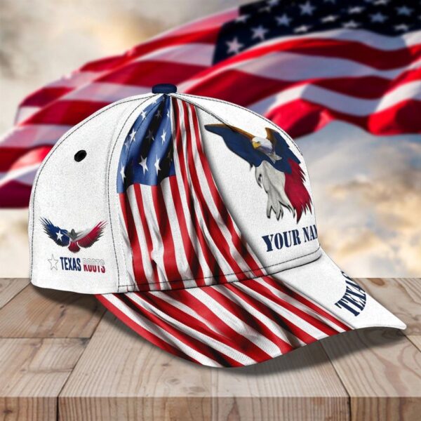 Custom 3D Texas Roots Cap Hat, Christian Baseball Cap, Jesus Hat Trucker Classic Hats Gift