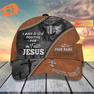 Custom Classic Cap – Personalized Jesus Name  Hat Trucker Classic Hats Gift