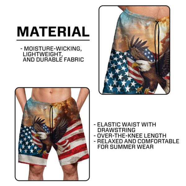 Custom Jesus Hawaiian Shirt: American Flag Aloha Set Perfect Independence Day Gift for Men